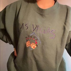 super cute vintage Las Vegas sweater